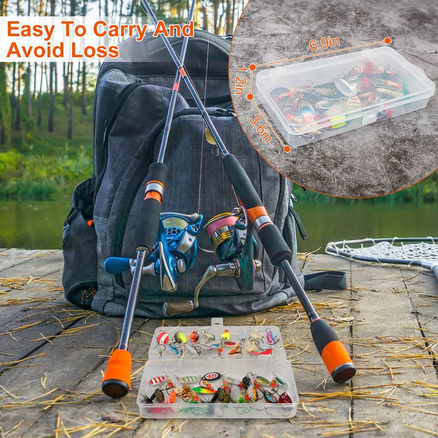 30-Piece: Fishing Metal Spoon Lures Kit Sports & Outdoors - DailySale