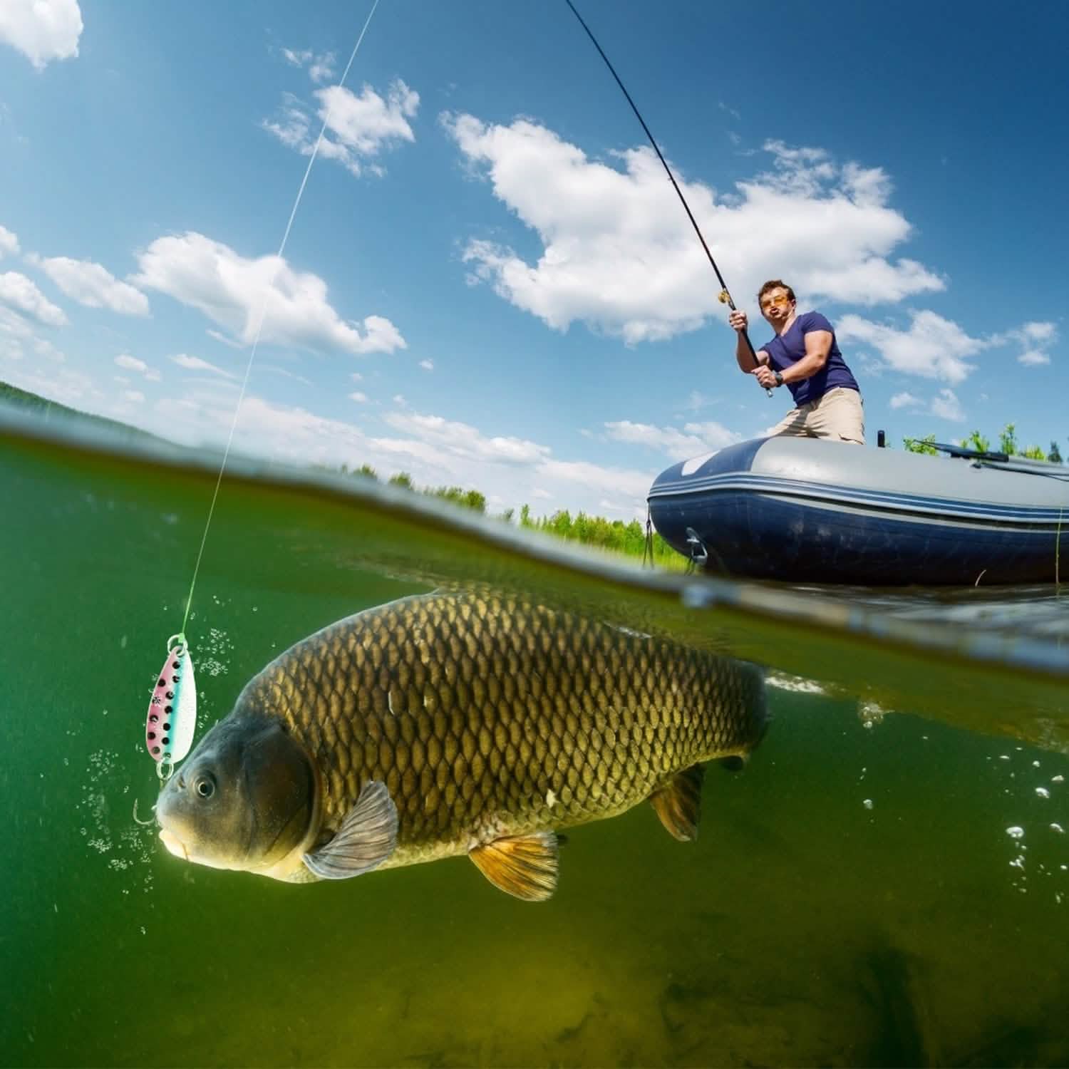 30-Piece: Fishing Metal Spoon Lures Kit Sports & Outdoors - DailySale