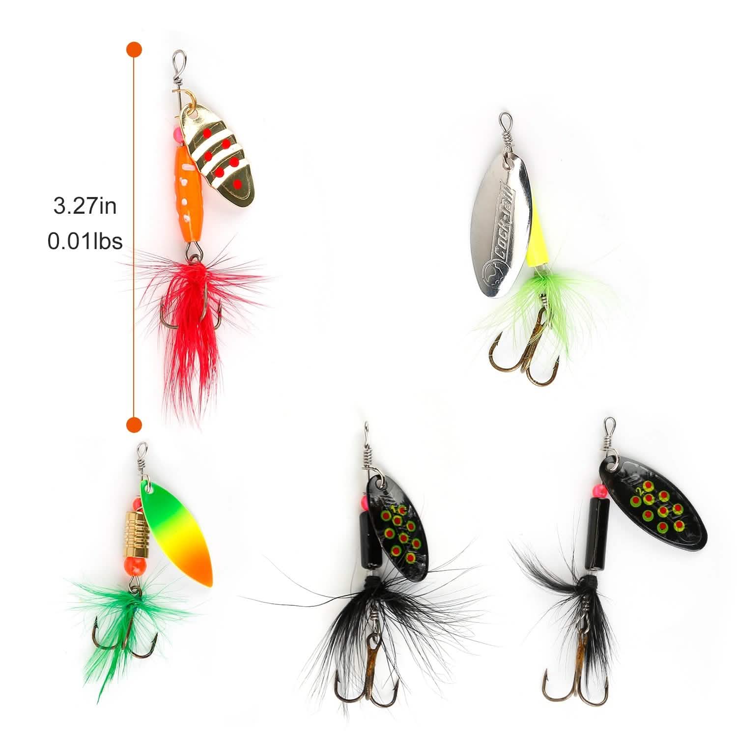 30-Piece: Fishing Metal Spoon Lures Kit Sports & Outdoors - DailySale