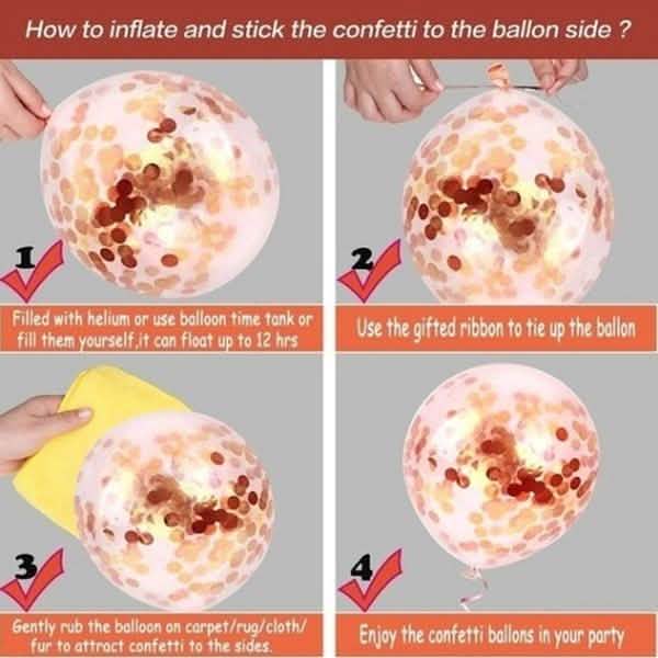 30-Pieces: Colorful Paper Latex Balloon Party Supplies Art & Craft Supplies - DailySale