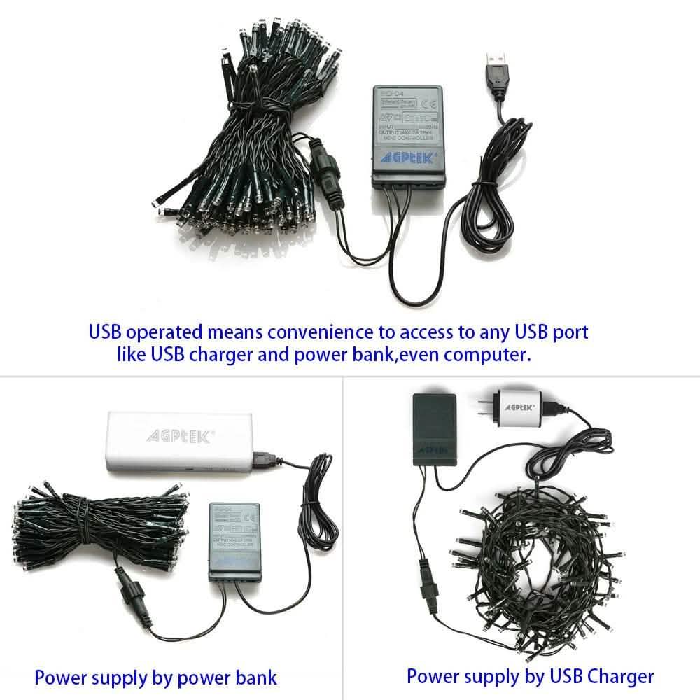 300 LED 8 Mode with Memory Function Starry Fairy Lights Outdoor Lighting - DailySale