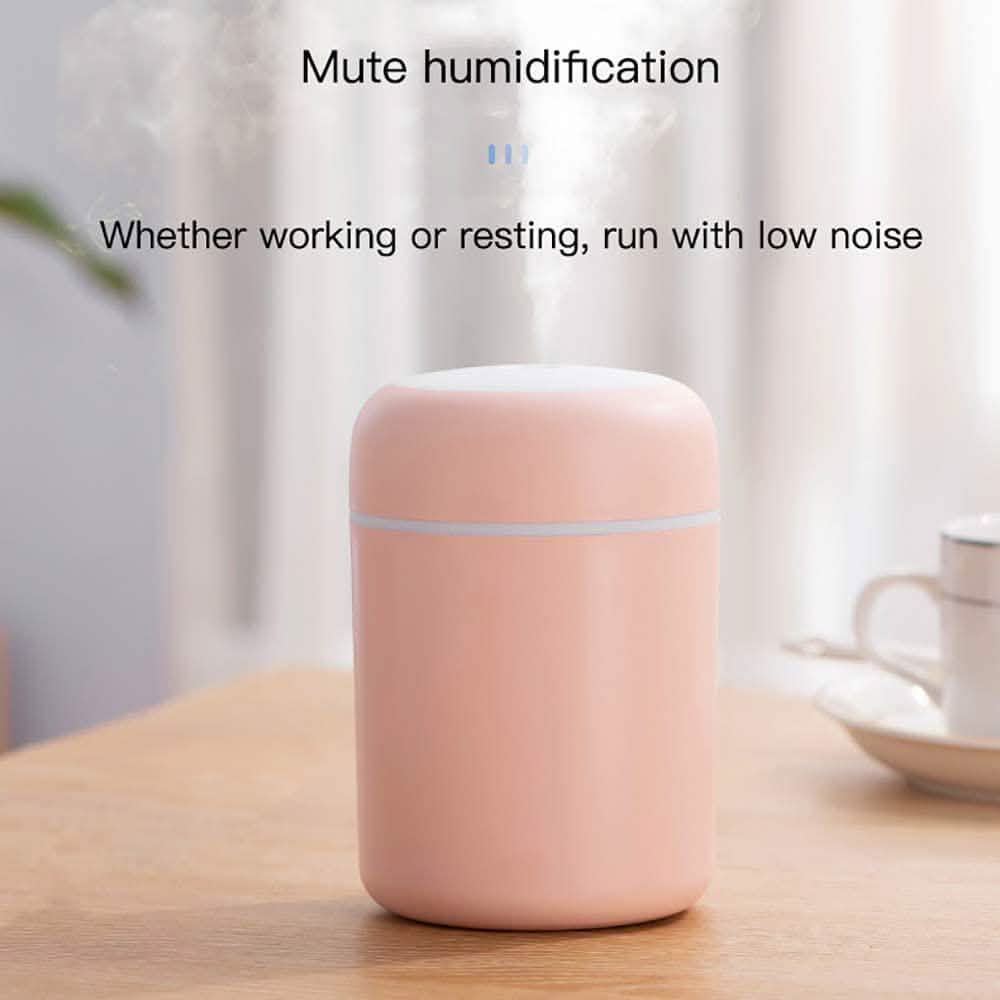 300 ML Humidifier USB Ultrasonic Dazzle Cup Aroma Diffuser Cool Mist Maker Wellness - DailySale