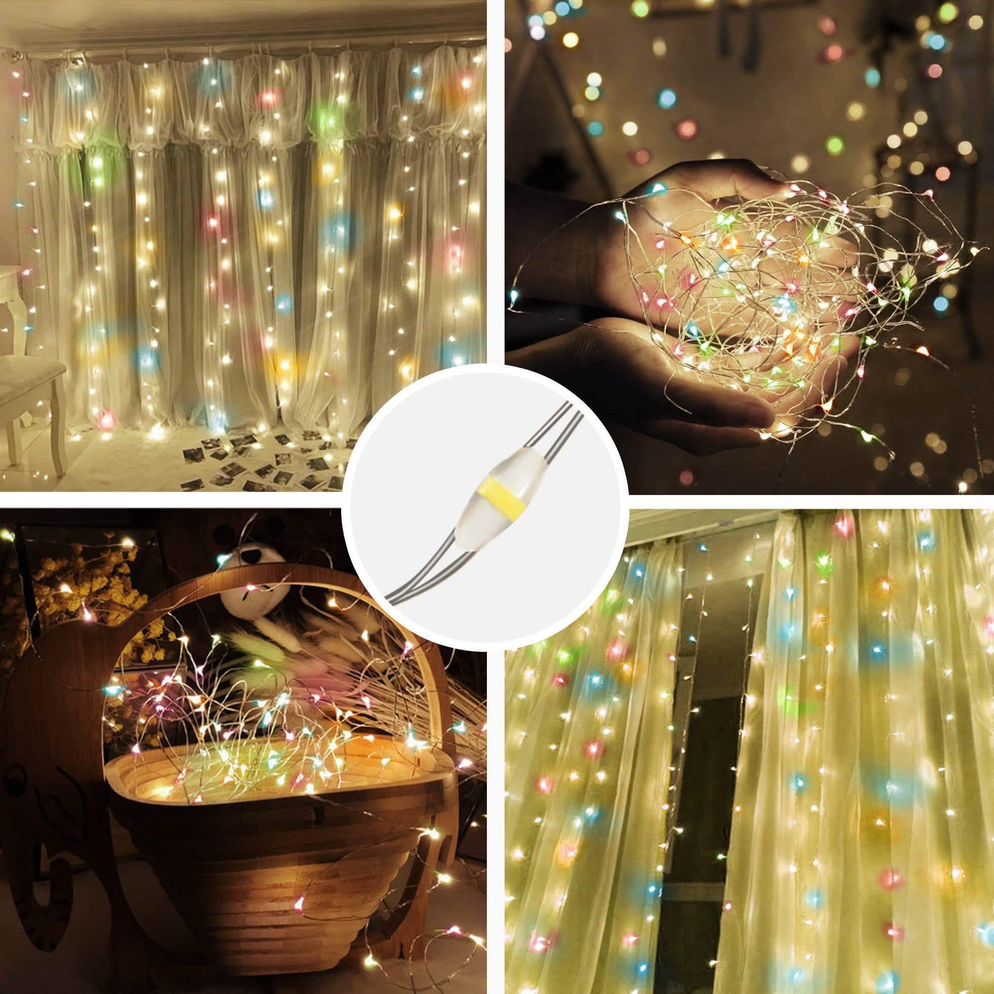 300LED USB RGB Color Waterproof String Lights with Remote Control Lighting & Decor - DailySale