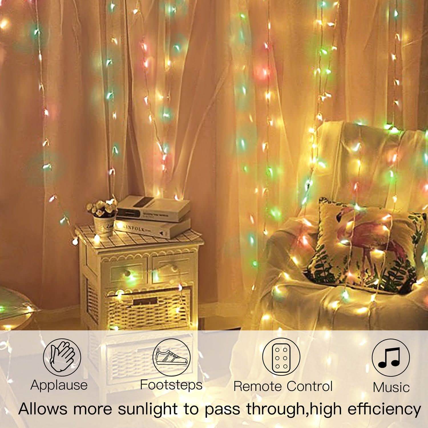 300LED USB RGB Color Waterproof String Lights with Remote Control Lighting & Decor - DailySale