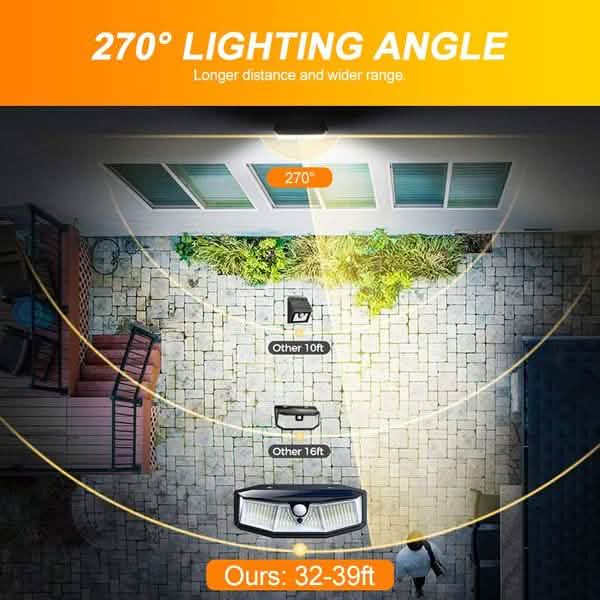 308 LED Solar Outdoor Lights Outdoor Lighting - DailySale