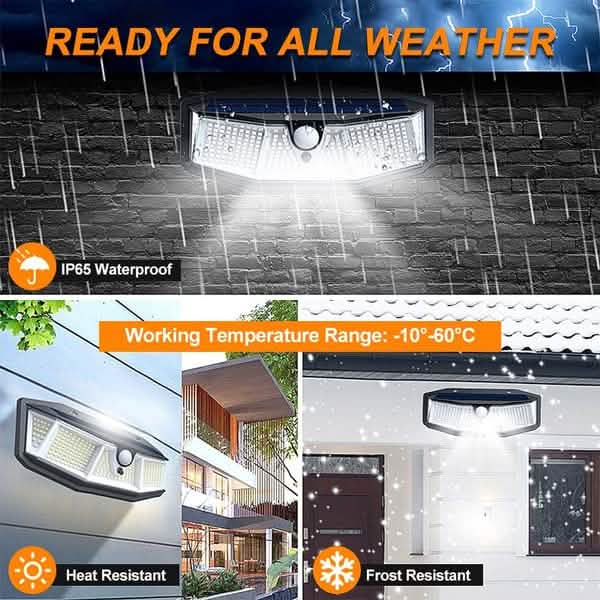 308 LED Solar Outdoor Lights Outdoor Lighting - DailySale