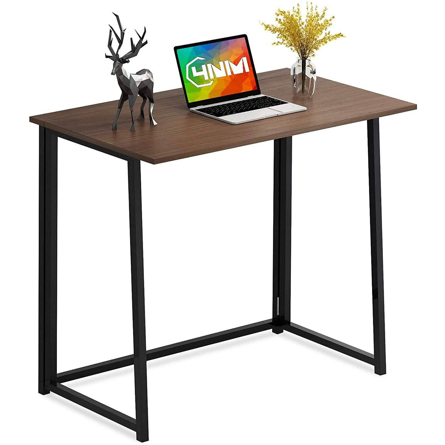 31.5" Small Desk No-Assembly Folding Computer Desk Computer Accessories - DailySale