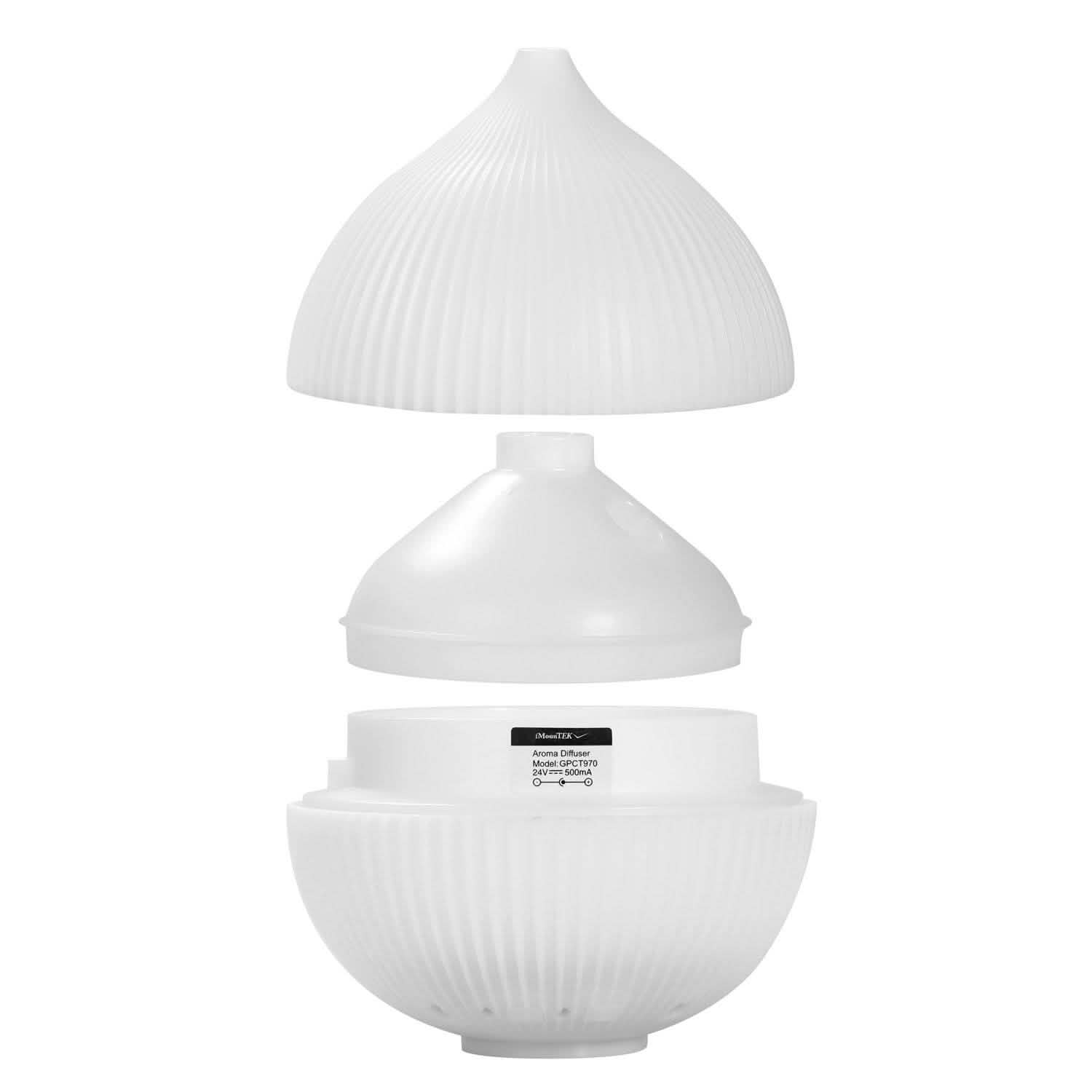 330ml Cool Mist Humidifier with 7 Color LED Lights Wellness - DailySale