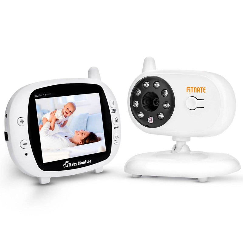 3.5" Audio Video Baby Monitor Wireless Digital Camera Night Vision Safety Viewer Baby - DailySale