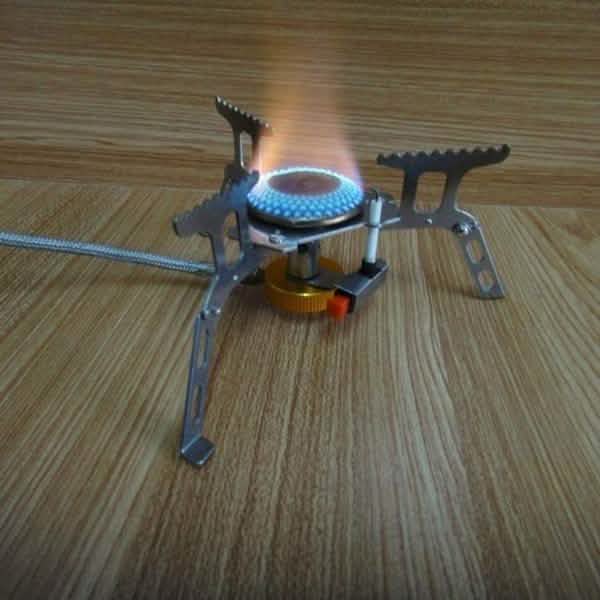 3500W Portable Foldable Outdoor Camping Picnic Gas Burner Steel Stove Sports & Outdoors - DailySale