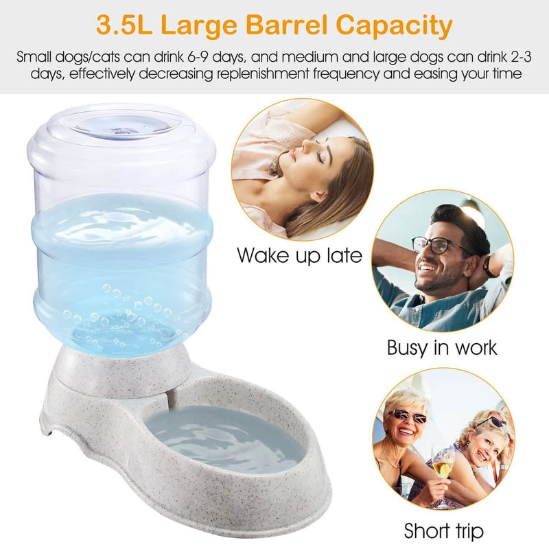 3.5L/1 Gal Pet Water Dispenser Self-Dispensing Pet Supplies - DailySale