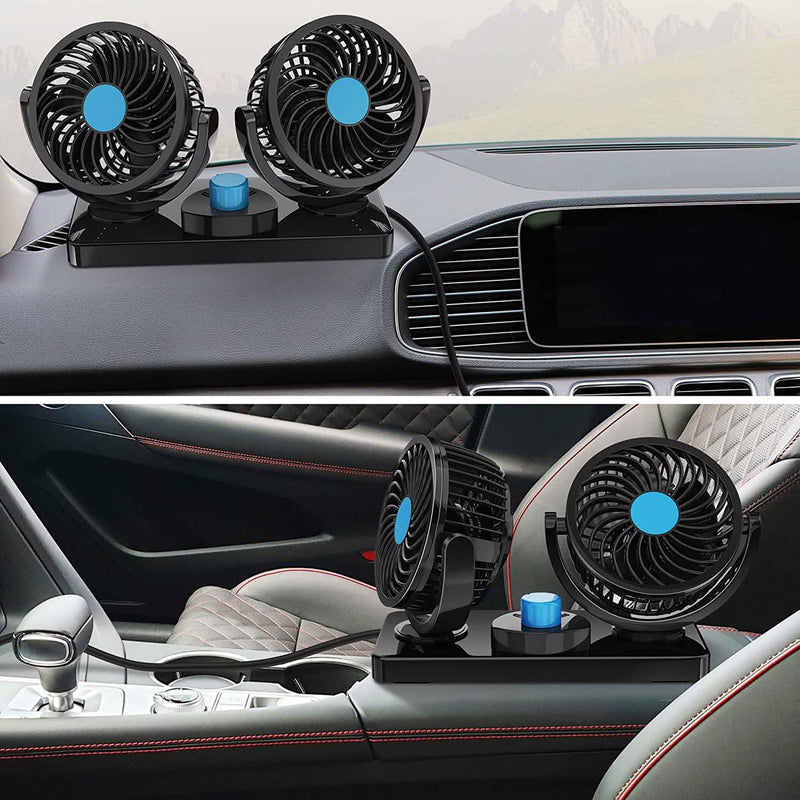 360 Degree Rotatable Car Fan Automotive - DailySale