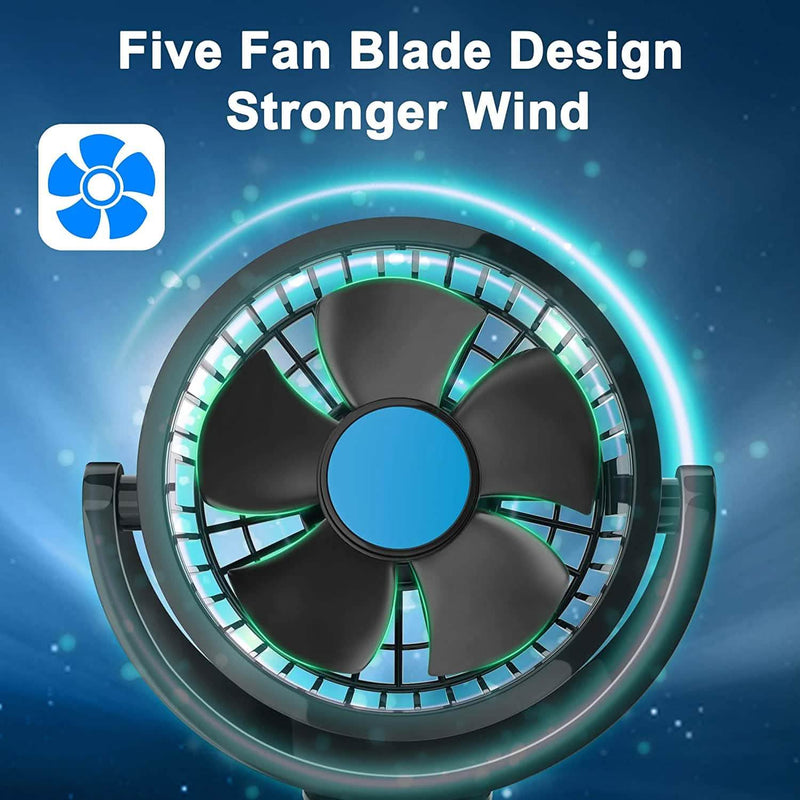 360 Degree Rotatable Car Fan Automotive - DailySale