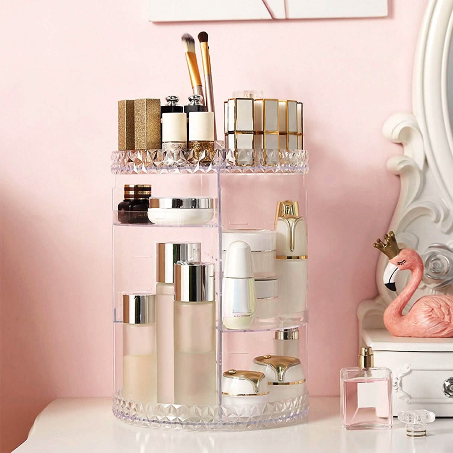360° Rotating Make Up Organizer Beauty & Personal Care - DailySale