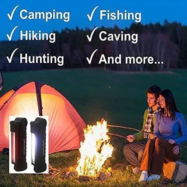 360° Rotation Inspection Lamp LED + COB Flexible Cordless Rechargeable Work Light Outdoor Lighting - DailySale