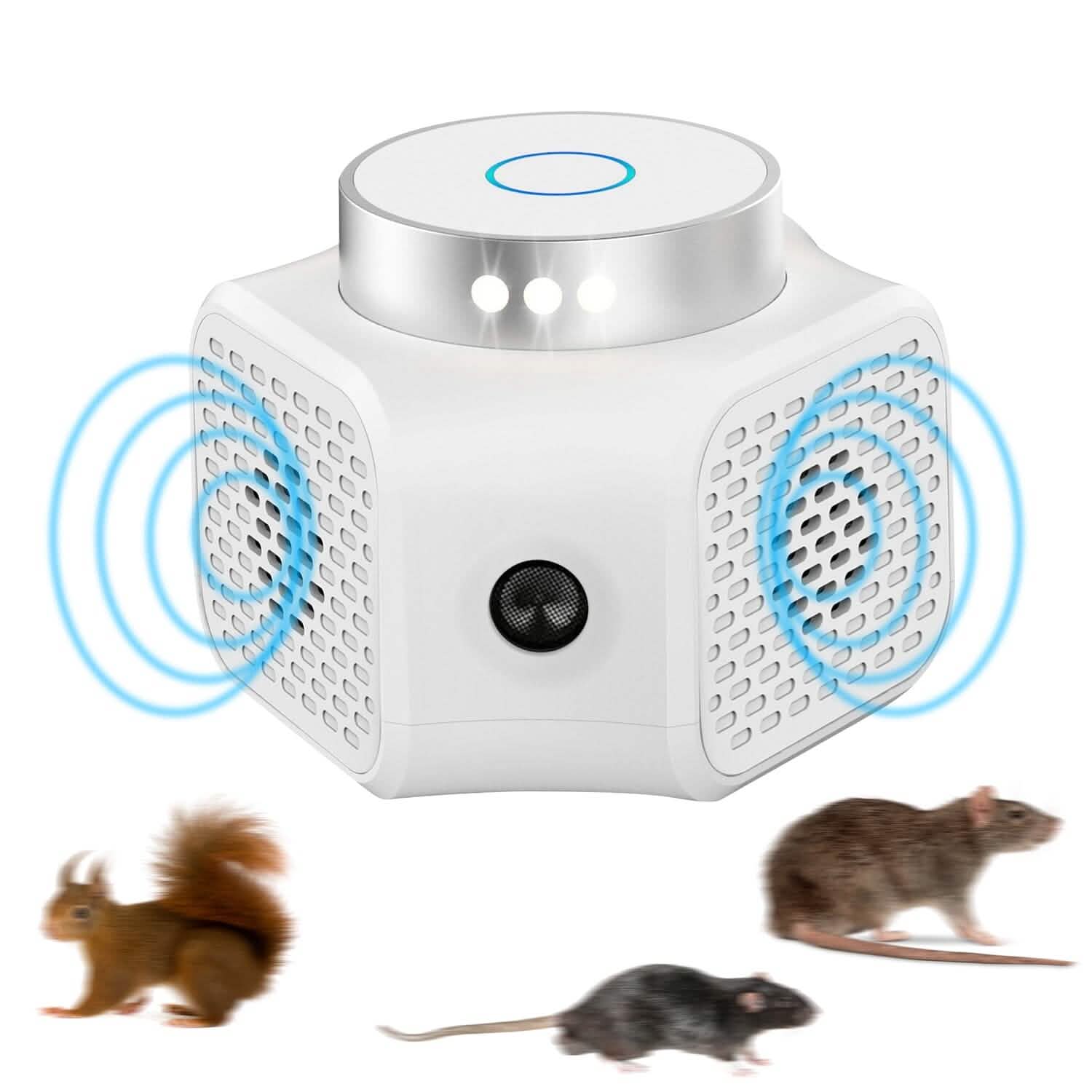 360° Ultrasonic Rodent Chaser Electronic Plug-in Mouse Control Pest Control - DailySale