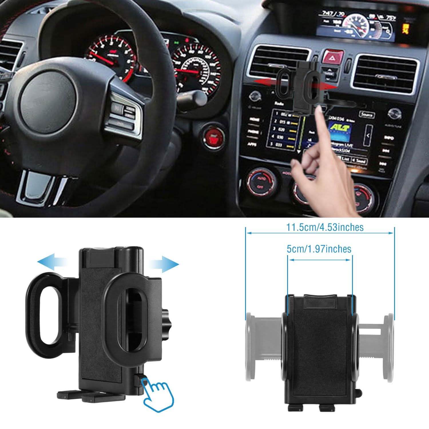 360° Universal CD Slot Car Phone Mount Automotive - DailySale