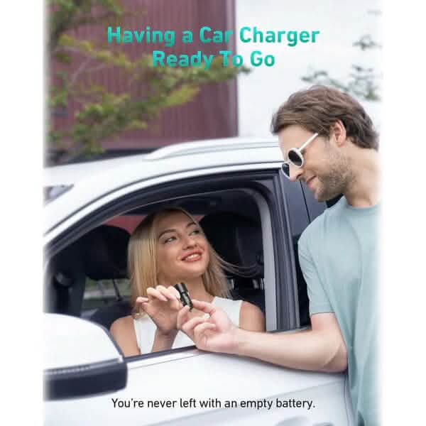 36W LED Car Charger CC-Y18S Dual USB-C/USB-A Automotive - DailySale