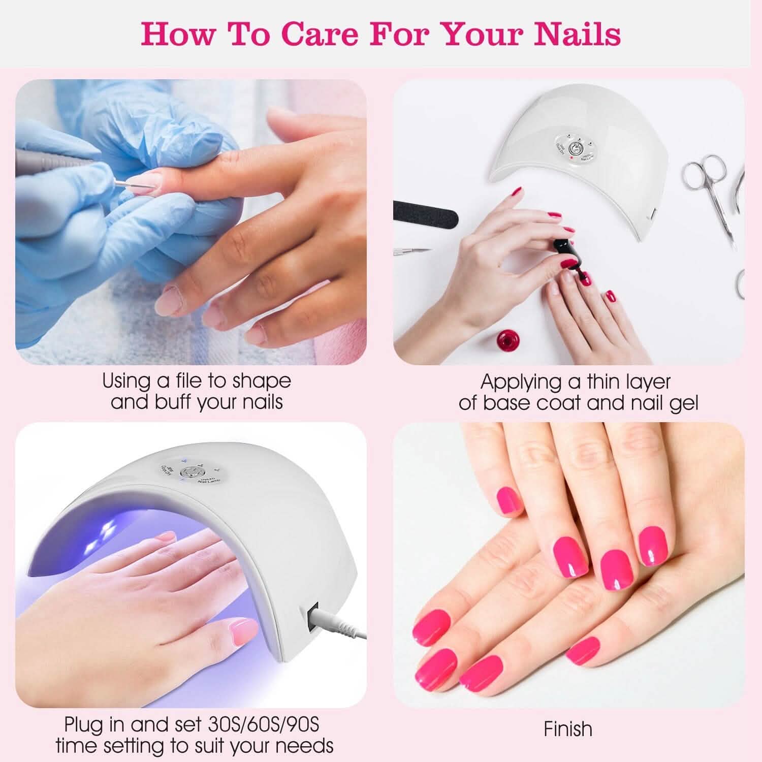 36W UV LED Lamp Nail Gel Dryer 12 LED Sensor Gel Curing Machine Beauty & Personal Care - DailySale