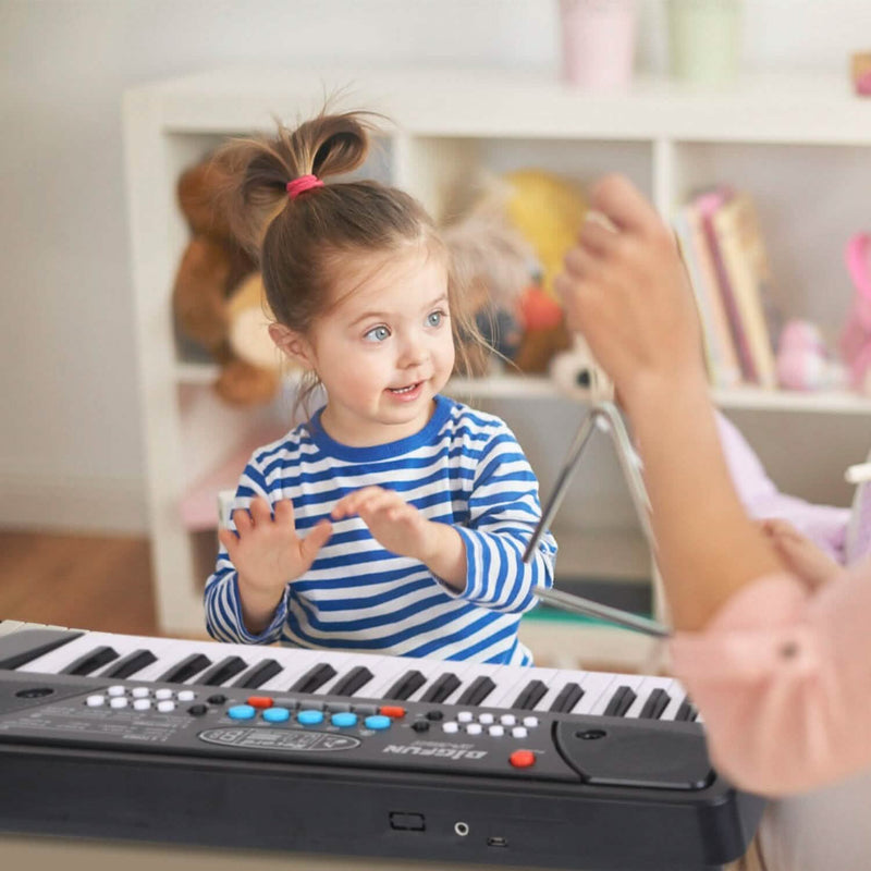 37 Keys Digital Music Electronic Keyboard Instrument with Microphone Toys & Games - DailySale