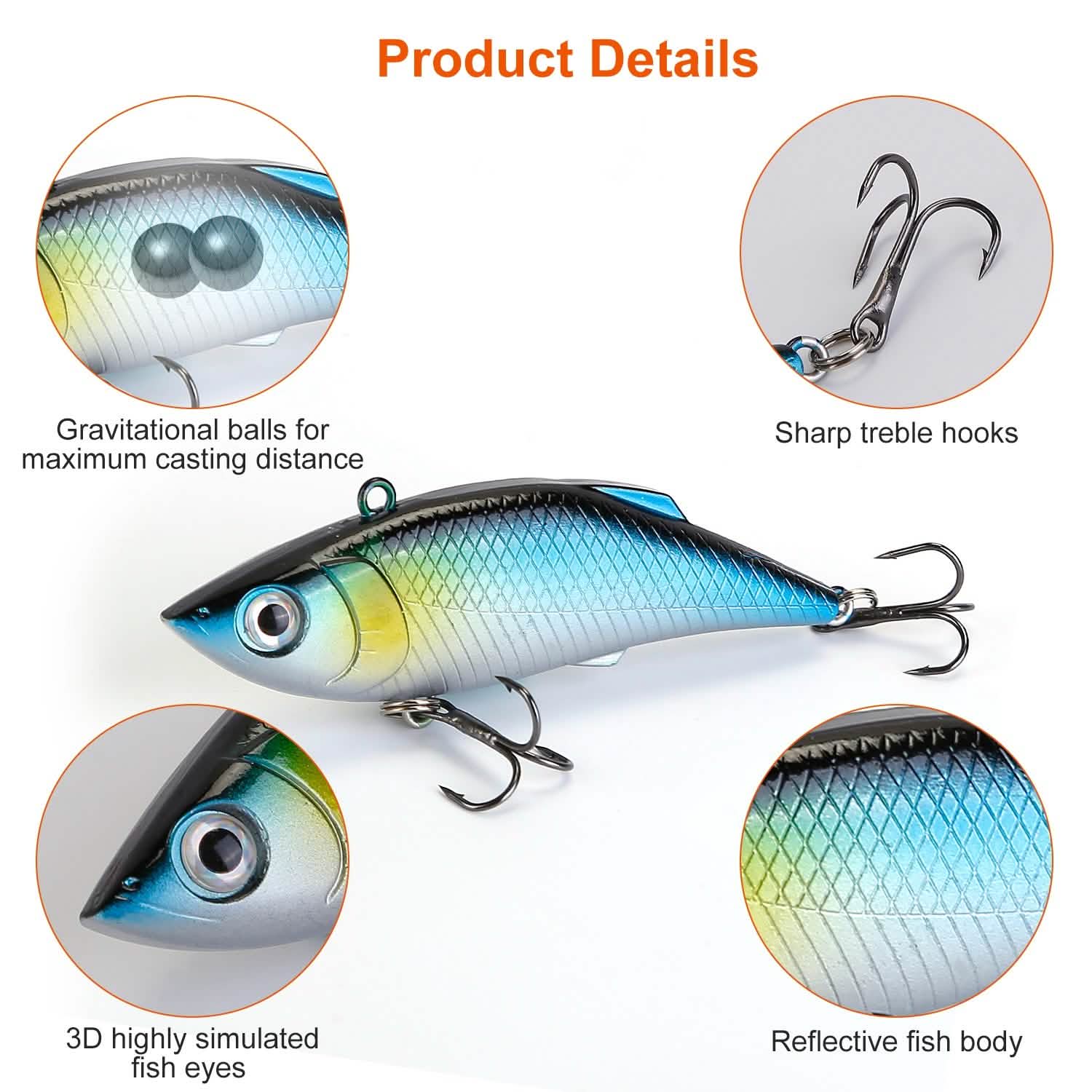 383-Piece: Fishing Lures Tackle Box Sports & Outdoors - DailySale