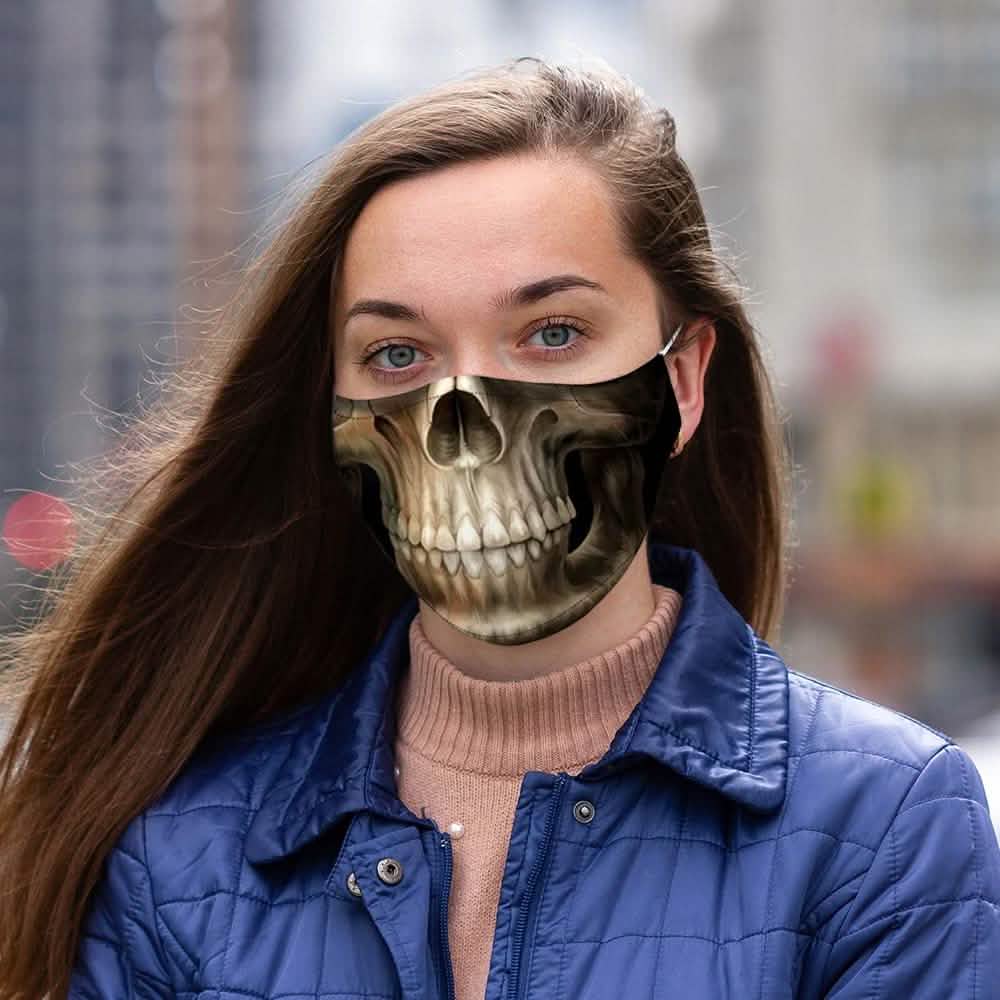 3D Halloween Special Scary Faces Reusable Face Masks Face Masks & PPE - DailySale