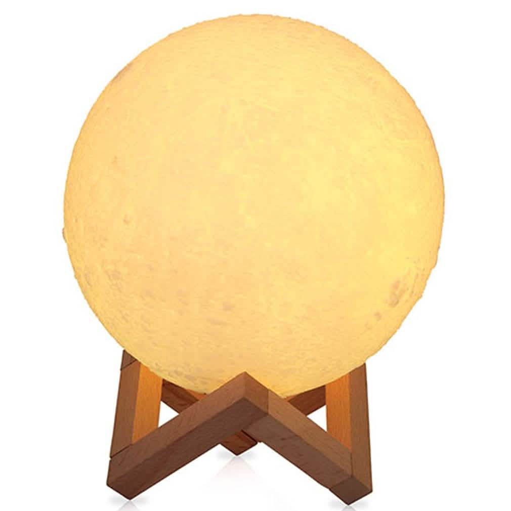 3D Printed Night Light Moon Lamp Home Lighting - DailySale