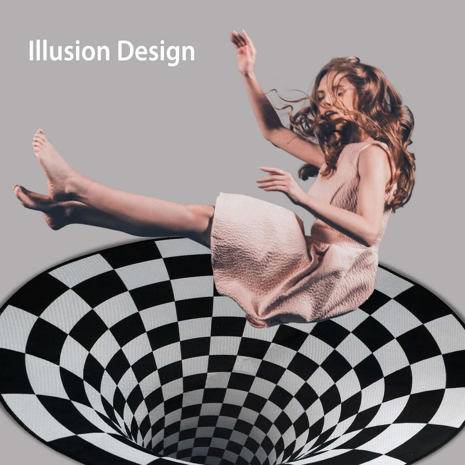 3D Visual Floor Area Anti-Slip Mat Furniture & Decor - DailySale