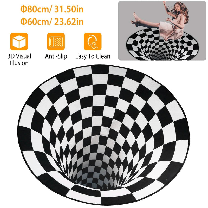 3D Visual Floor Area Anti-Slip Mat Furniture & Decor - DailySale