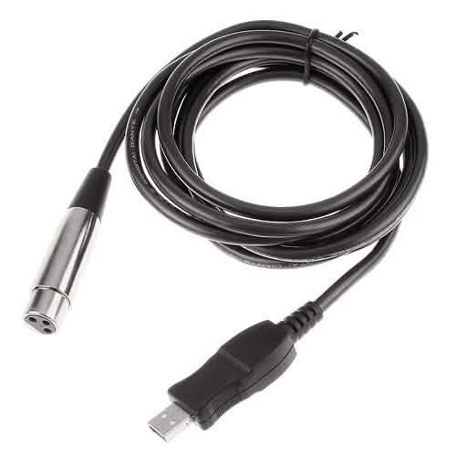 3M USB Male to XLR Female Microphone USB Mic Link Cable Headphones & Audio - DailySale