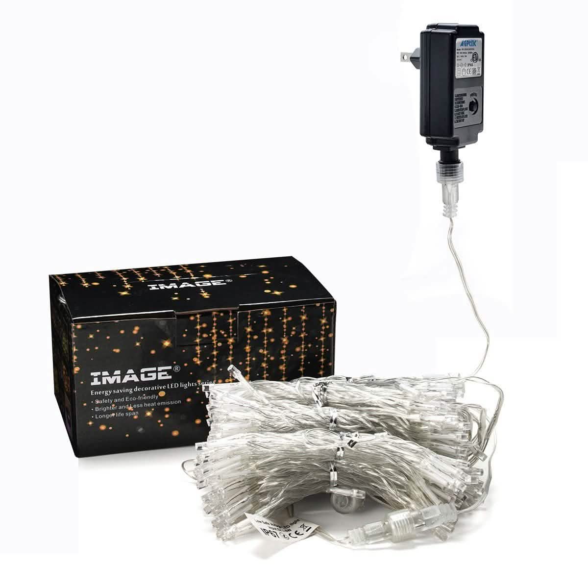 3m x 2m Cool White Waterproof Curtain Fairy String Lights with 8 Modes Outdoor Lighting - DailySale