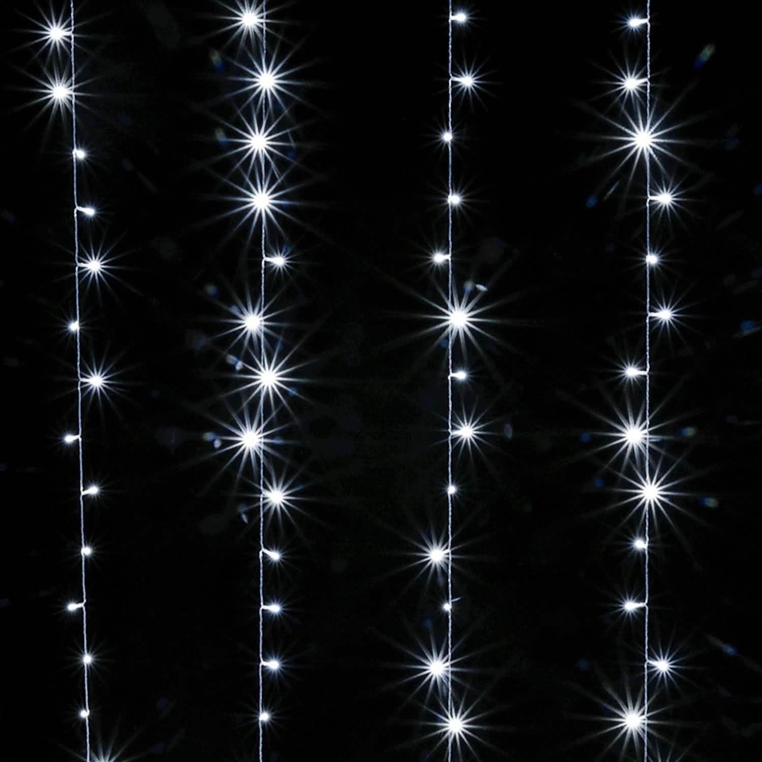 3Mx3M White 300 LED Curtain Fairy String Light 8 Models Garden Patio Party Decoration Outdoor Lighting - DailySale