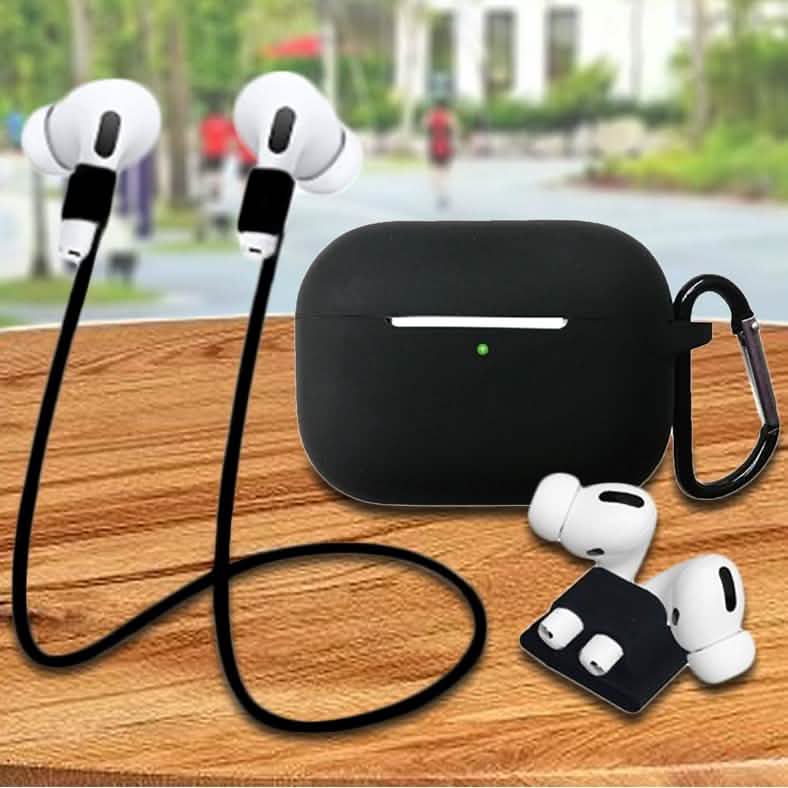 4-In-1 Airpods Pro3 Case Carabiner Sleeve Anti-lost Rope Set Gadgets & Accessories - DailySale
