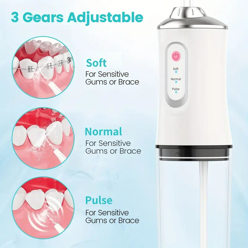 4-in-1 Cordless Water Flossers Oral Irrigator With DIY Mode 4 Jet Tips Beauty & Personal Care - DailySale