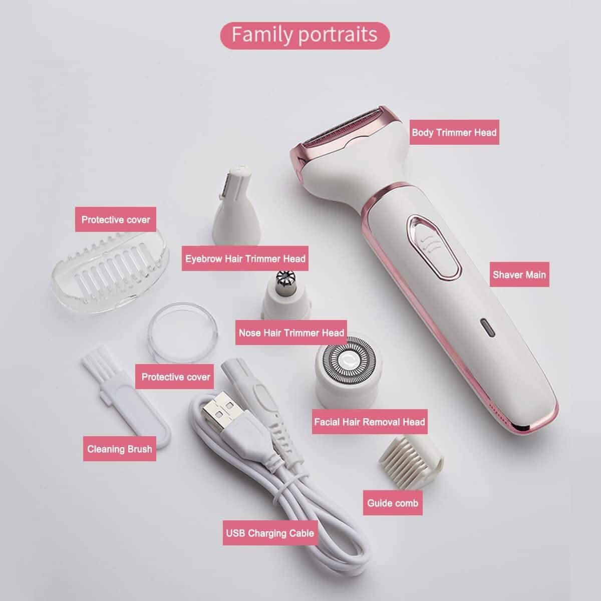 4-in-1 Electric Razor for Women Beauty & Personal Care - DailySale