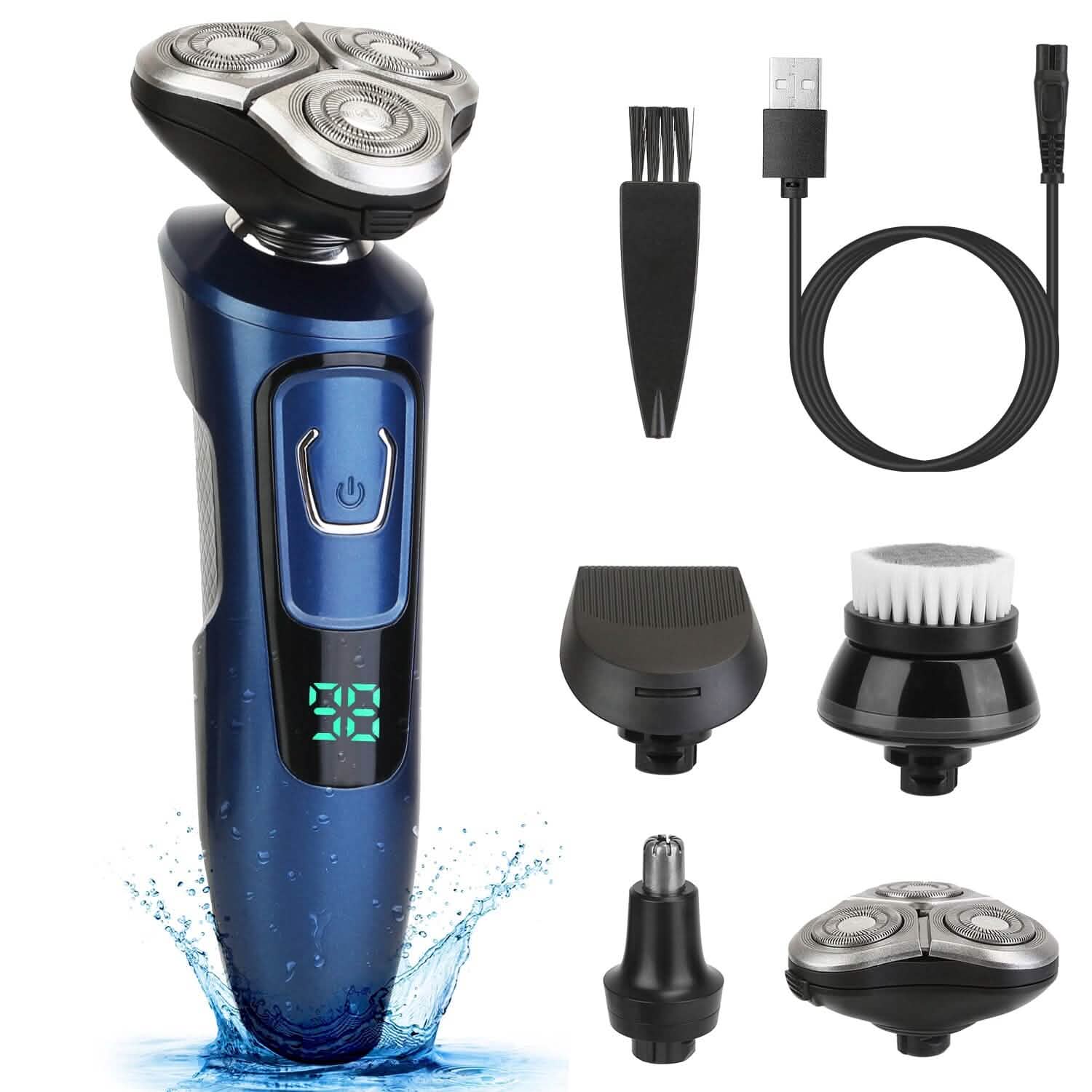 4-In-1 Electric Razor Shaver Rechargeable Cordless Men's Grooming - DailySale