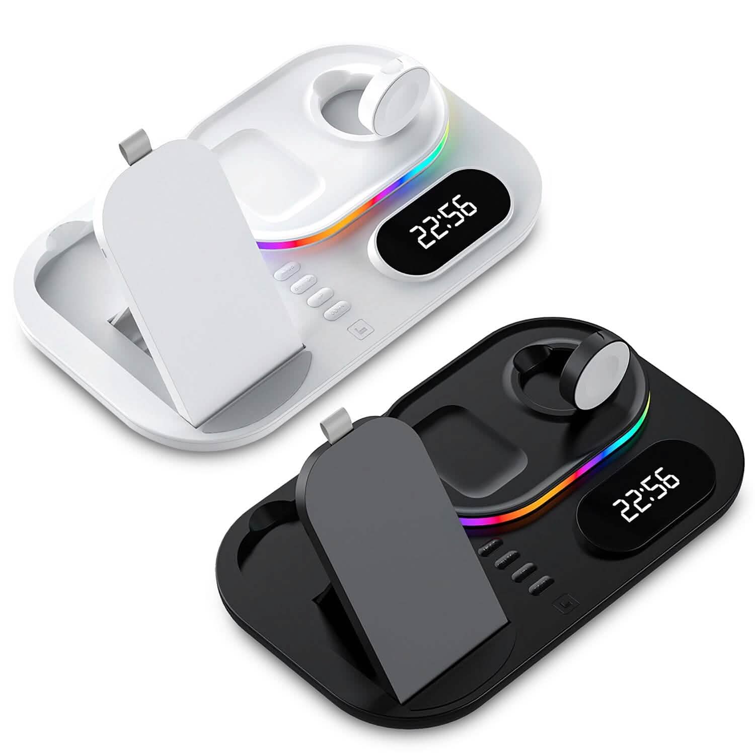 4-in-1 Foldable Wireless Charging Station Stand Dock Mobile Accessories - DailySale