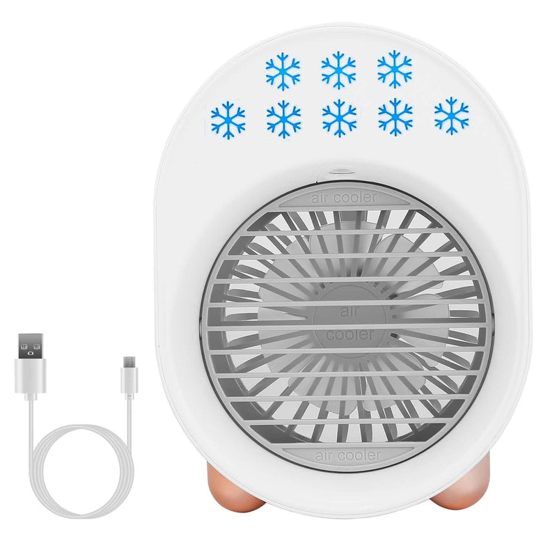 4-in-1 Portable Mini Desktop Water Mist Cooling Air Conditioner Household Appliances - DailySale