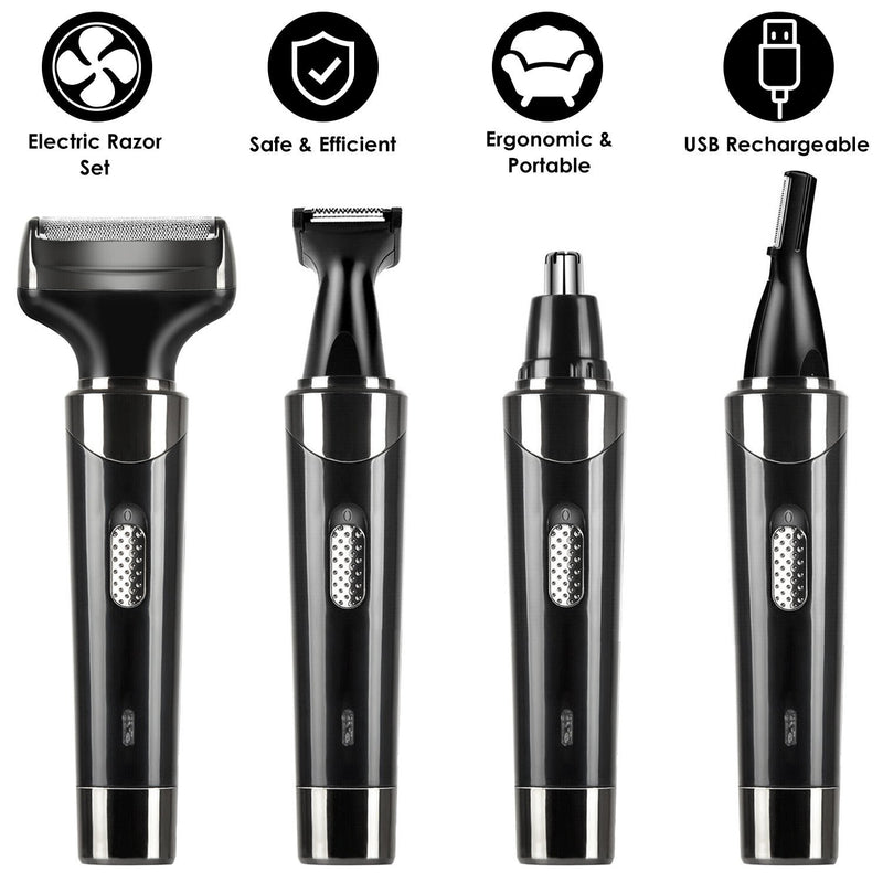 4-in-1 Rechargeable Hair Trimmer Men's Grooming - DailySale