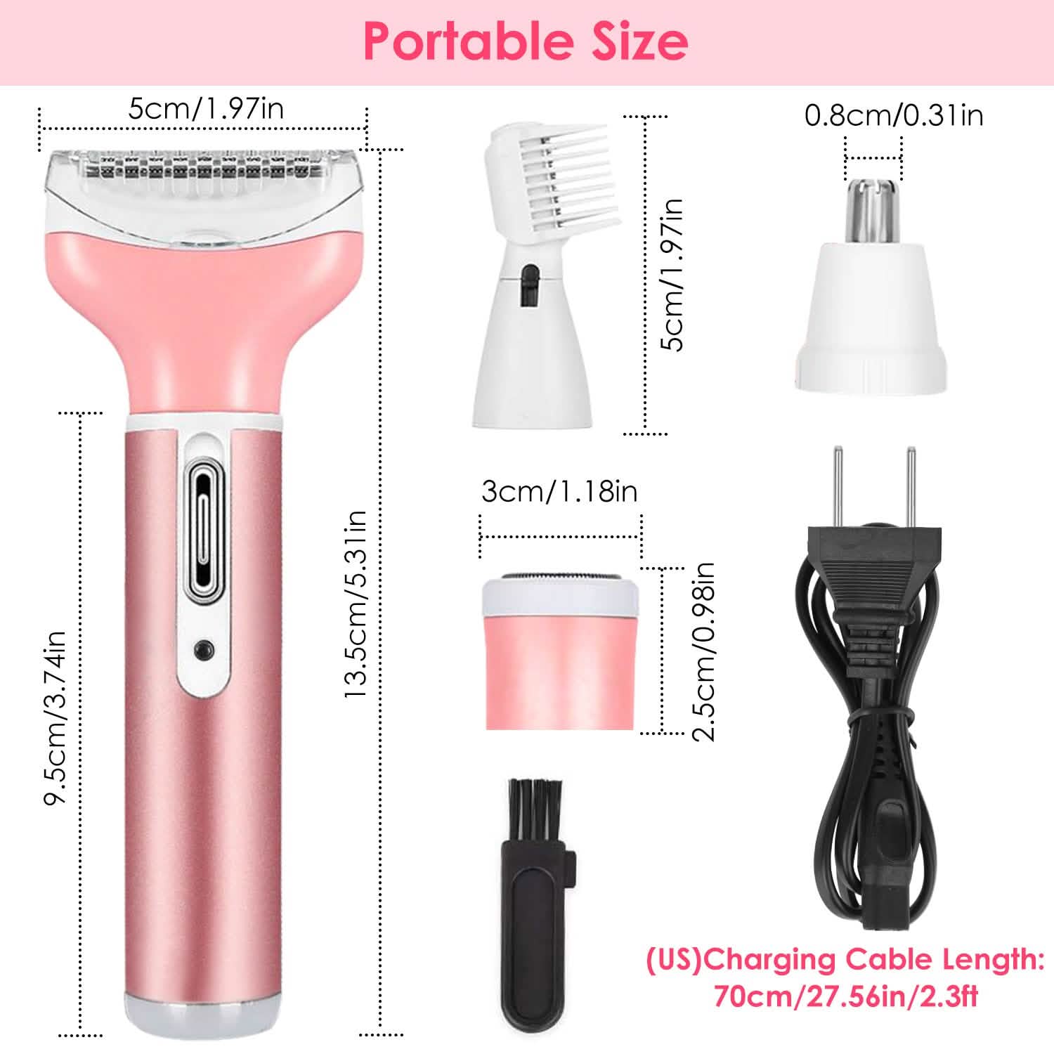 4-in-1 Women Electric Shaver Beauty & Personal Care - DailySale