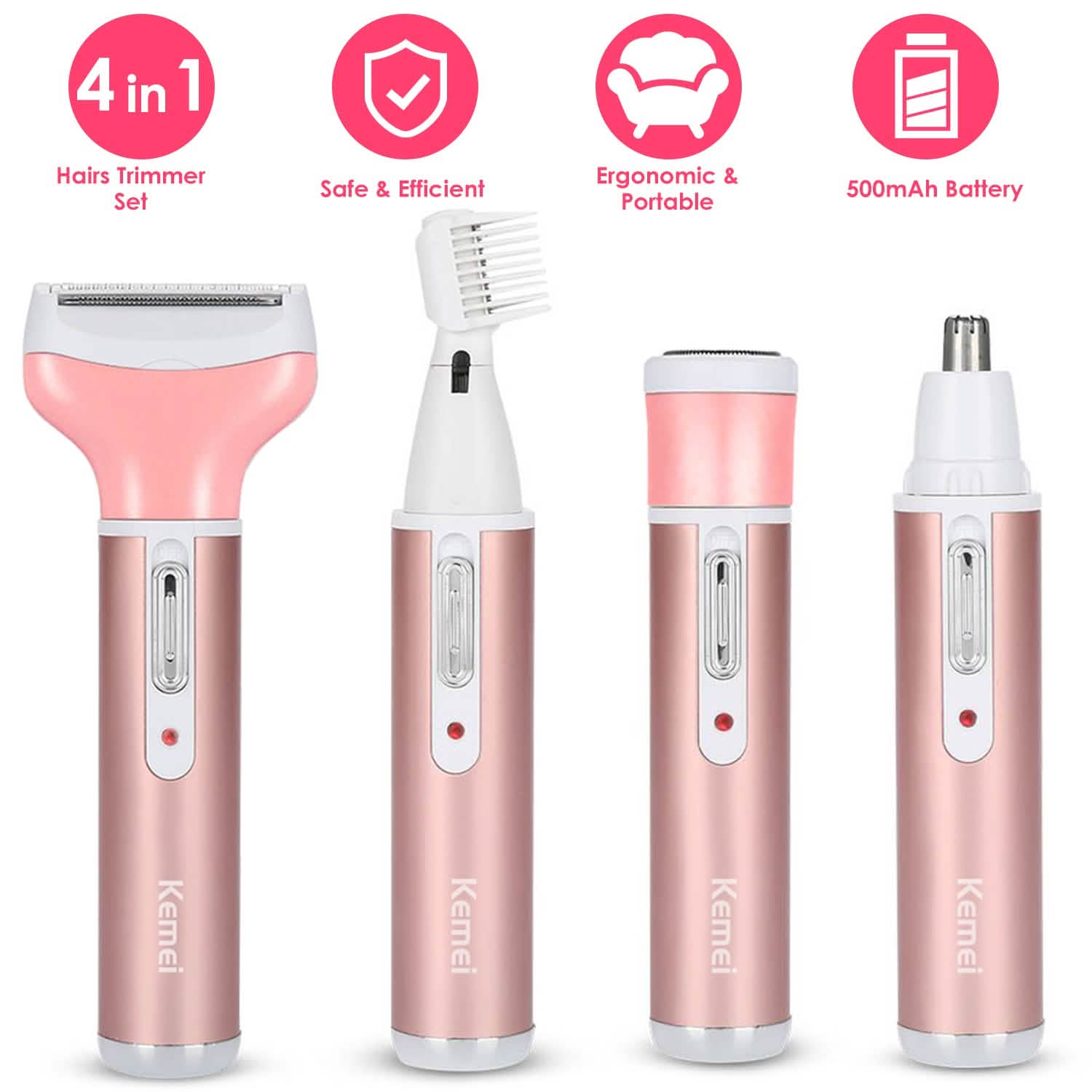 4-in-1 Women Electric Shaver Beauty & Personal Care - DailySale