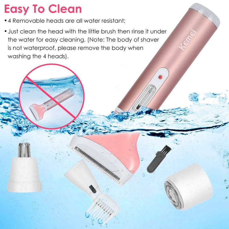 4-in-1 Women Electric Shaver Beauty & Personal Care - DailySale