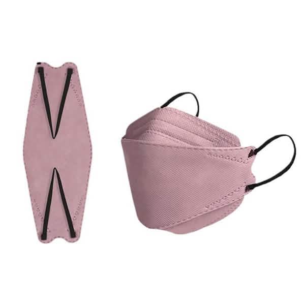 4-layer Cloth Protective Breathable KF94 Mouth Mask Face Masks & PPE Light Pink 50-Piece - DailySale