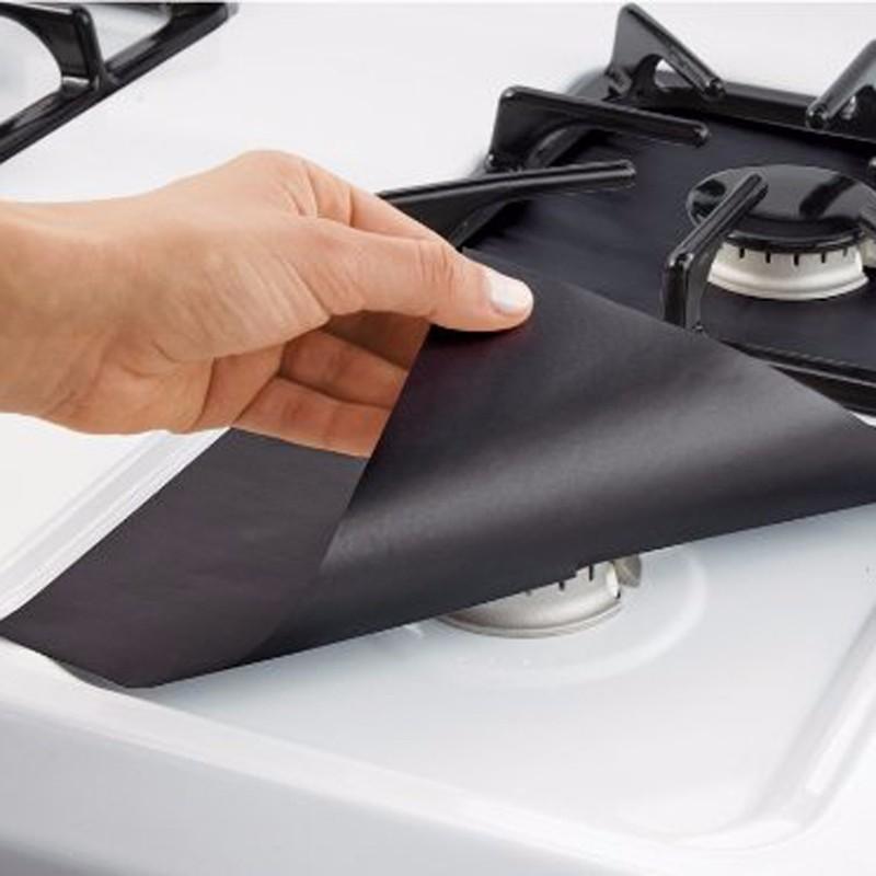 4 or 8 Pack: Gas Stove-Top Protector Liners Kitchen Essentials - DailySale