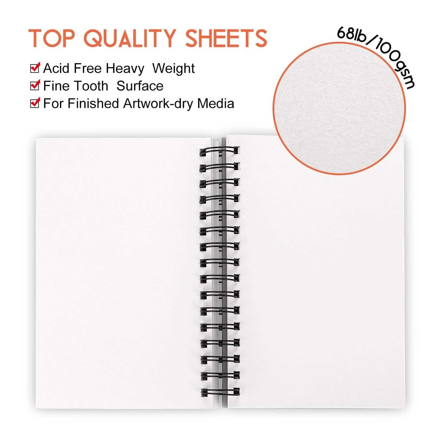 4-Pack: 100 Sheets Sketch Book Toys & Games - DailySale