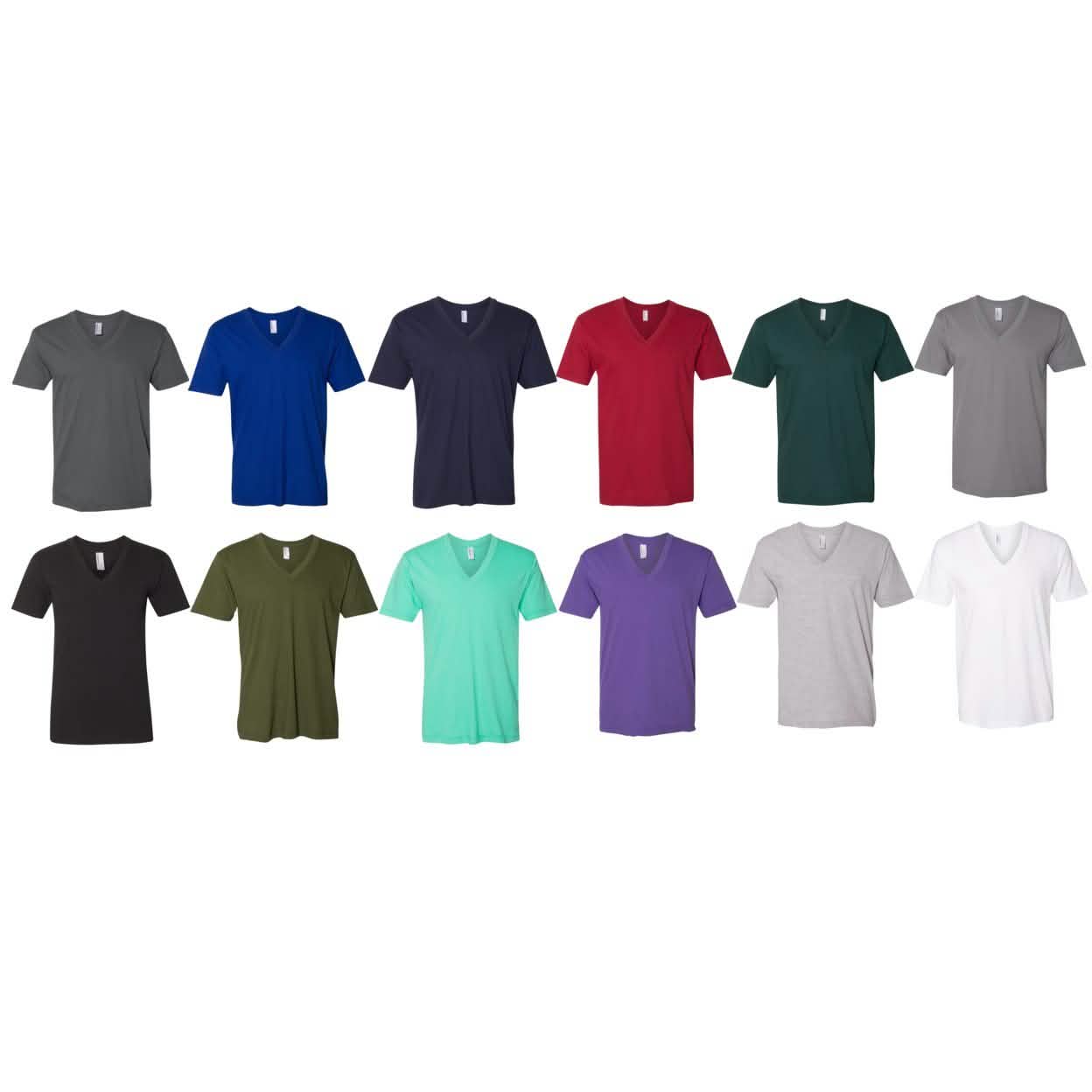 4-Pack: American Apparel Men's Short-Sleeve V-Neck T-Shirts Men's Clothing - DailySale