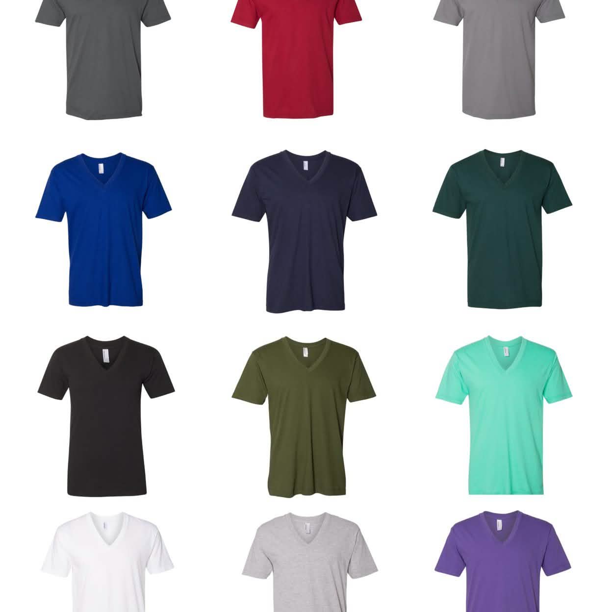 4-Pack: American Apparel Men's Short-Sleeve V-Neck T-Shirts Men's Clothing - DailySale