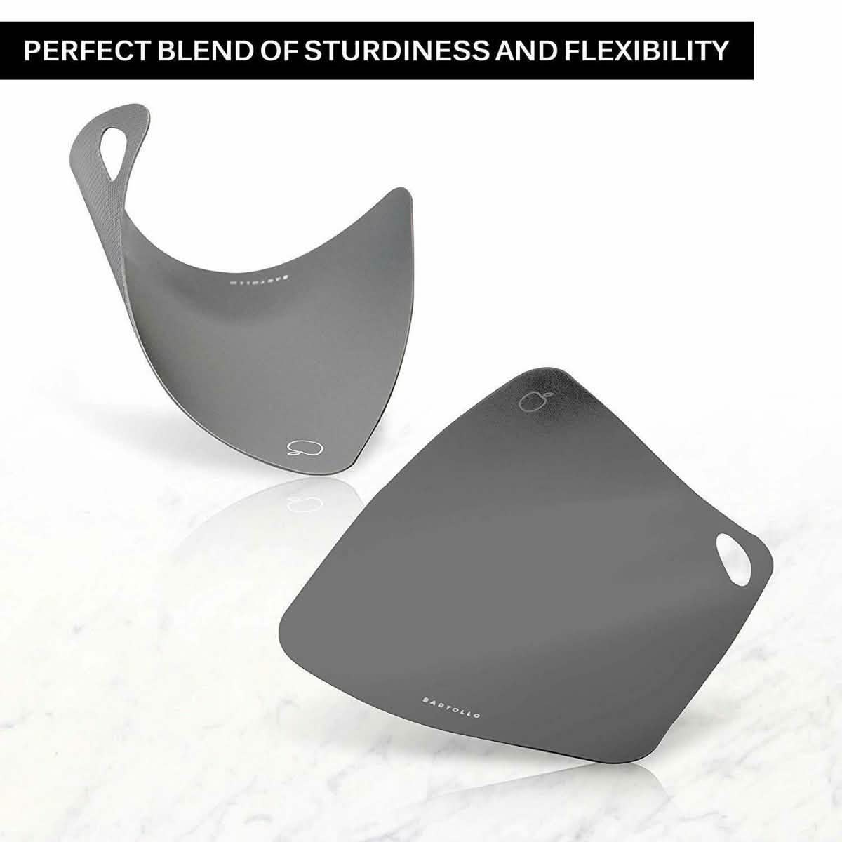 4-Pack: Bartollo Non-Slip Cutting Boards with Free Knife Kitchen Essentials - DailySale