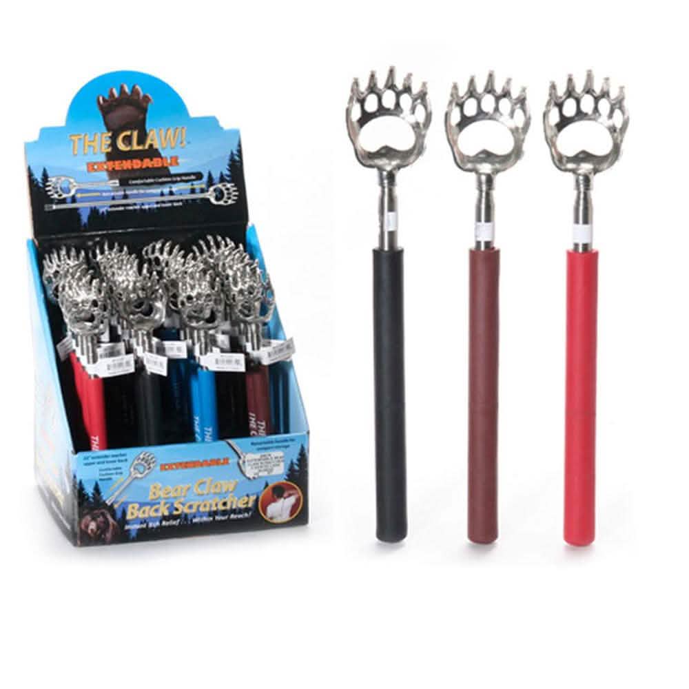 4-Pack: Bear Claw Telescopic Back Scratcher Long Hand Instant Itch Relief Massager Soft Everything Else - DailySale