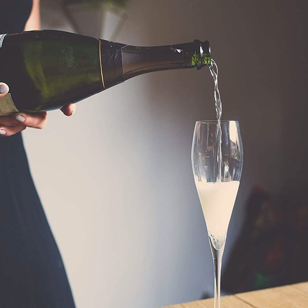 4-Pack: Bella Vino Standard Hand Blown Crystal Red/White Wine Glasses Everything Else - DailySale